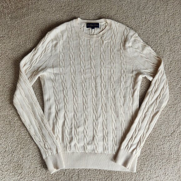 Brooks Brothers Supima Cotton Cable Knit Sweater - Picture 4 of 6